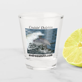Cruising' Dolphin Shot Glass