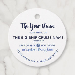 Cruising Duck Custom Favour Tags