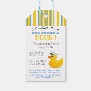 Cruising Duck  Gift Tags