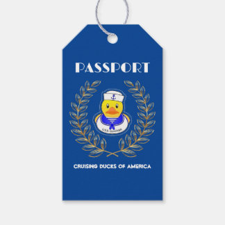 Cruising Duck Passport Tags