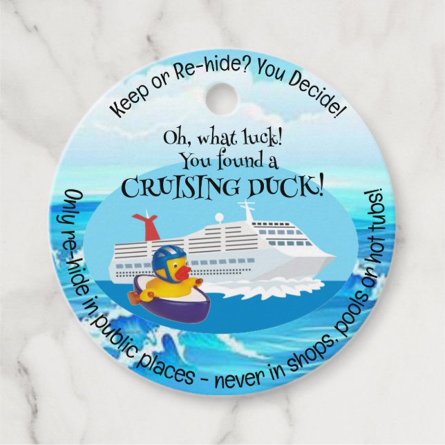 Cruising Duck Tags (Front)