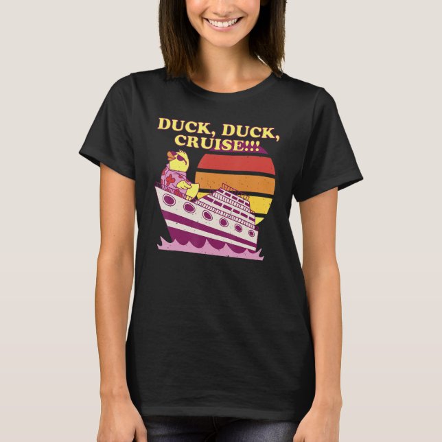 Cruising Ducks Family Cruise Cruise Duck T-Shirt (Front)