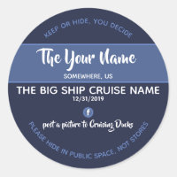 Cruising Ducks Personalised Stickers
