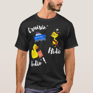 Cruising Hiding Finding Rubber Ducks Passport Scav T-Shirt