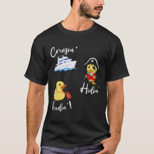 Cruising Hiding Finding Rubber Ducks Passport Scav T-Shirt