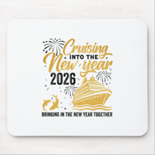 Cruising Into 2026 New Year Cruise Matching Family Mouse Mat