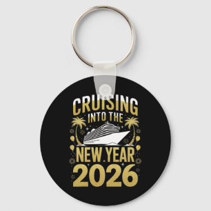 Cruising Into 2026 New Years Eve Cruise Vacation M Key Ring