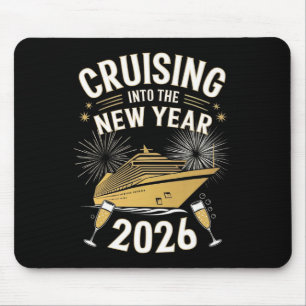 Cruising Into 2026 New Years Eve Cruise Vacation M Mouse Mat