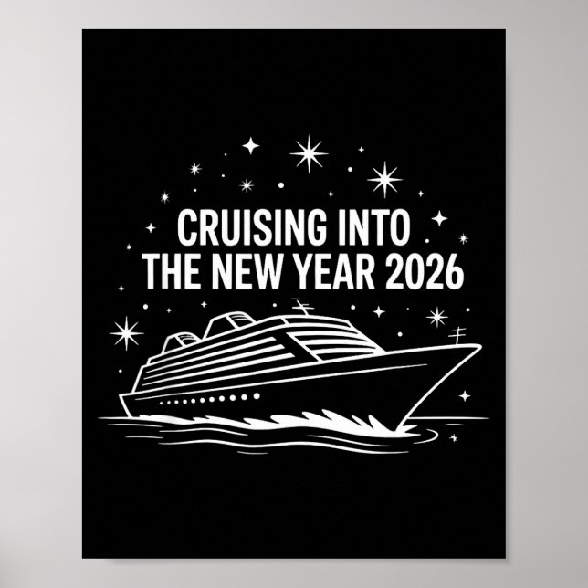 Cruising Into 2026 New Years Eve Family Matching H Poster (Front)