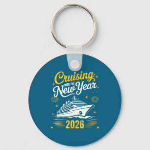 Cruising Into 2026 New Years Eve Matching Family C Key Ring