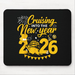 Cruising Into 2026 New Years Eve Matching Family C Mouse Mat