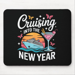 Cruising Into 2026 New Years Eve Party Matching Fa Mouse Mat
