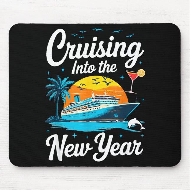 Cruising Into 2026 New Years Eve Party Matching Fa Mouse Mat (Front)