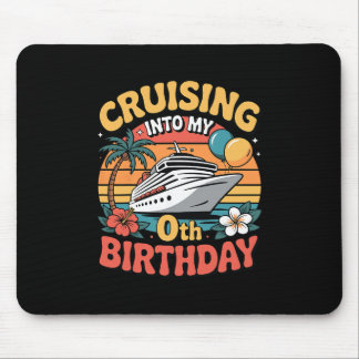 Cruising Into My 0th Birthday  Mouse Mat