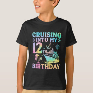 Cruising Into My 12th Birthday Cruise Vacation Oce T-Shirt