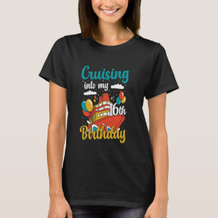 Cruising Into My 16th Birthday Cruise Vacation Boa T-Shirt