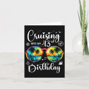 Cruising Into My 43rd Birthday Trip Vacation Cruis Card
