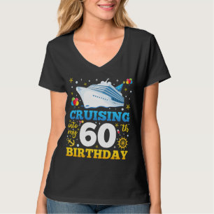 Cruising Into My 60 Birthday Party Women V-Neck T-Shirt