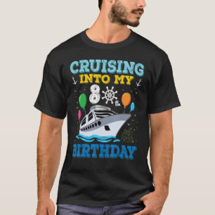 Cruising Into My 80th Birthday Party Cruise Squad  T-Shirt