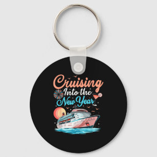 Cruising Into New Years Eve Party Countdown Happy  Key Ring
