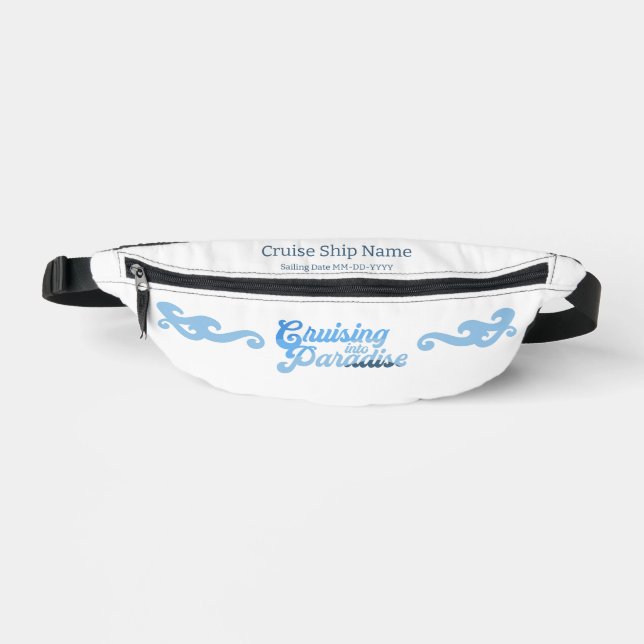Cruising into Paradise Bum Bags (Front)