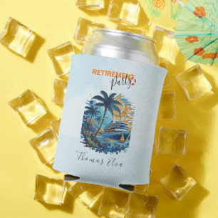 Cruising into Retirement Party, Cruise Party  Can Cooler