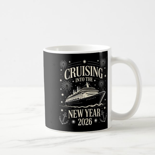 Cruising Into The 2026 New Year Matching Family Cr Coffee Mug (Right)