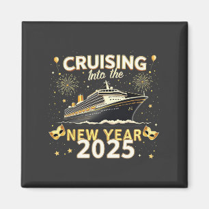 Cruising into the New Year 2025 Family Cruise Magnet