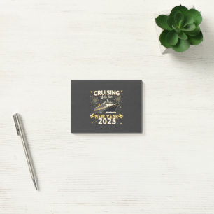 Cruising into the New Year 2025 Family Cruise Post-it Notes