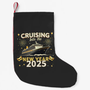 Cruising into the New Year 2025 Family Cruise Small Christmas Stocking