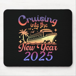 Cruising Into The New Year 2025 Family Vacation Ho Mouse Mat