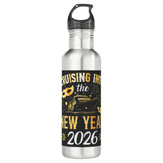 Cruising into the New Year 2026 710 Ml Water Bottle