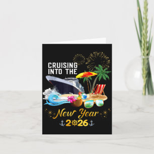 Cruising Into The New Year 2026  Card