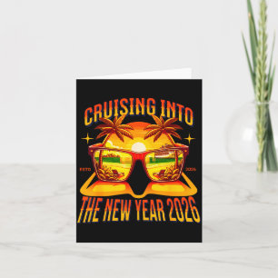 Cruising Into The New Year 2026 Card