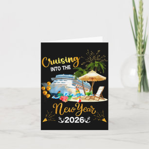 Cruising Into The New Year 2026  Card