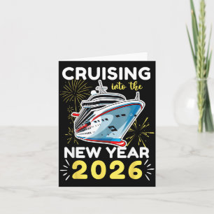 Cruising Into The New Year 2026 Card
