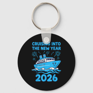 Cruising Into The New Year 2026 Celebration Key Ring