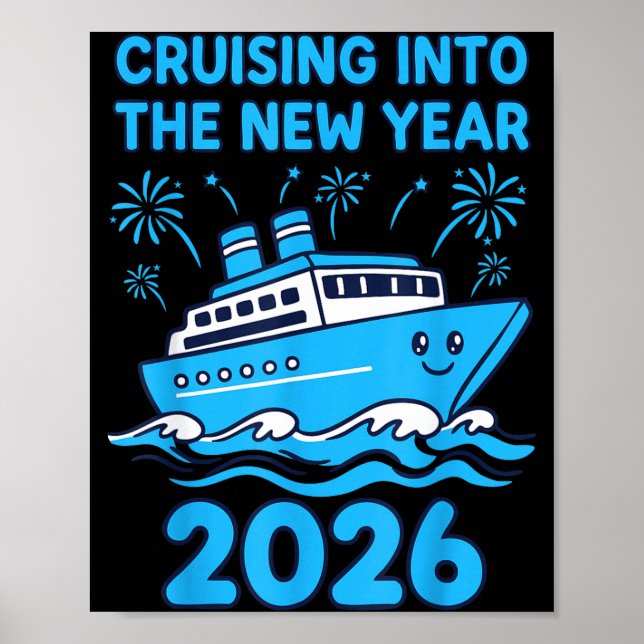 Cruising Into The New Year 2026 Celebration  Poster (Front)