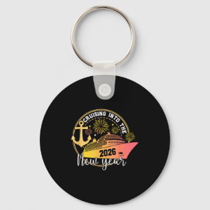 Cruising Into The New Year 2026 Happy Family Trips Key Ring
