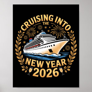 Cruising Into The New Year 2026 Happy New Year 202 Poster