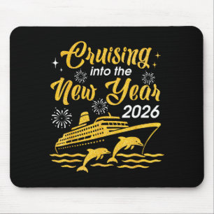 Cruising Into The New Year 2026 Happy New Year Cru Mouse Mat