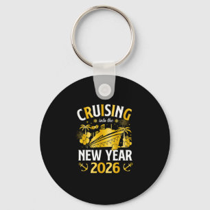 Cruising Into The New Year 2026 Happy New Year Fam Key Ring