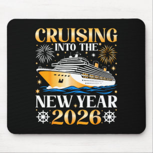 Cruising Into The New Year 2026 Happy New Year Fam Mouse Mat