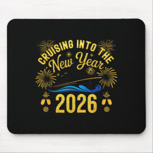 Cruising Into The New Year 2026 Happy New Year Fam Mouse Mat