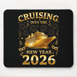 Cruising Into The New Year 2026 Happy New Year Fam Mouse Mat