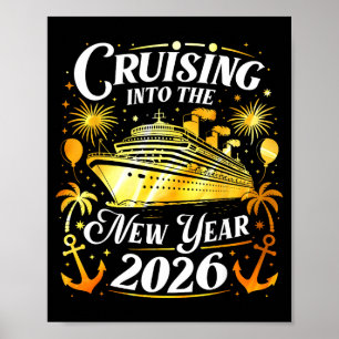 Cruising Into The New Year 2026 Happy New Year Fam Poster