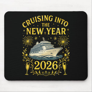 Cruising Into The New Year 2026 Happy New Year Mouse Mat