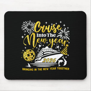Cruising Into The New Year 2026 Happy New Year Vac Mouse Mat