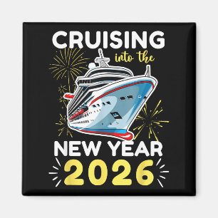 Cruising Into The New Year 2026  Magnet