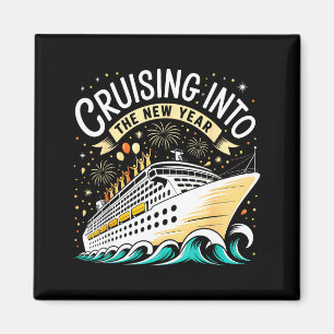 Cruising Into The New Year 2026 Matching Family Cr Magnet